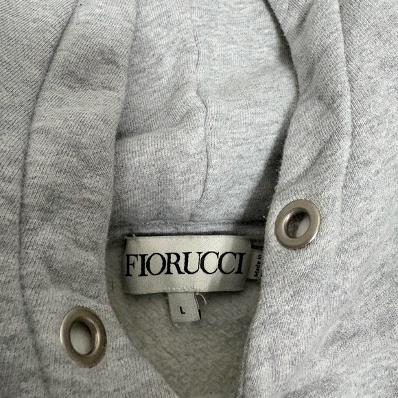 Fiorucci Light Gray Snap-Button Top - Picture 3 of 6
